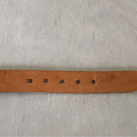 Vintage Versace Belt 1980s-era Tiger Printed Reptile  display picture 3